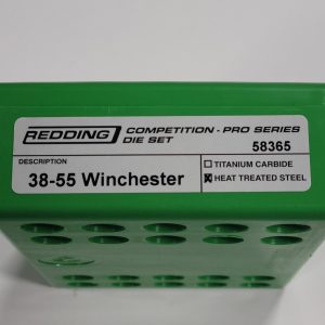 58365 Redding Traditional COMPETITION PRO SERIES Die Set 38-55 Winchester