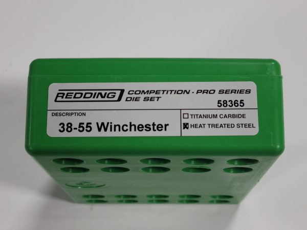 58365 Redding Traditional COMPETITION PRO SERIES Die Set 38-55 Winchester