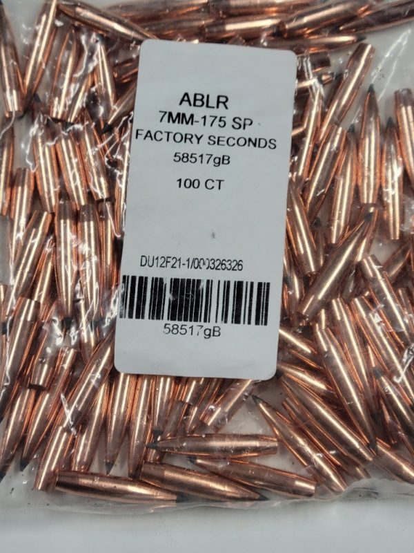 58517 B Nosler 7mm .284" 175gr ACCUBOND LONG RANGE 100CT BLEM