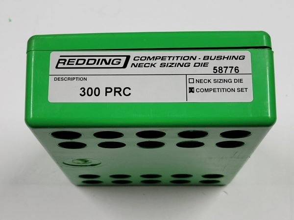 58776 Redding Type-S Competition Neck Die Set 300 PRC