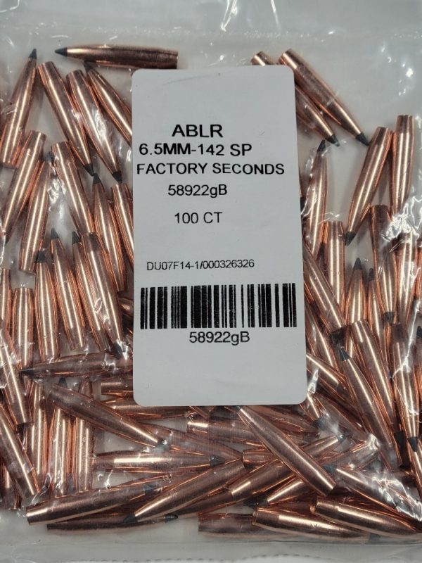 58922 B Nosler AccuBond Long Range .264" 6.5mm 142gr Spitzer 100 - Image 2