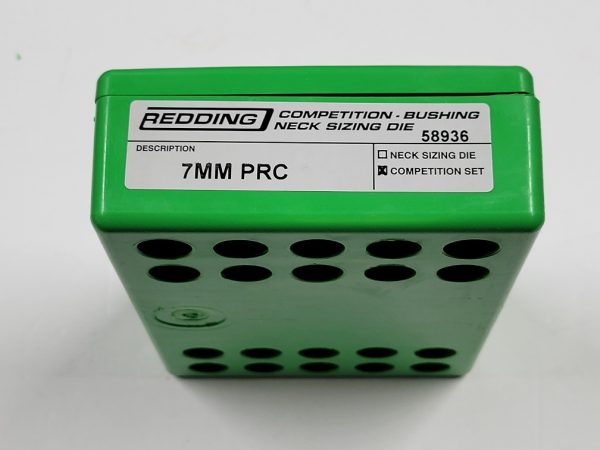 58936 Redding Type-S Competition Neck Die Set 7mm PRC