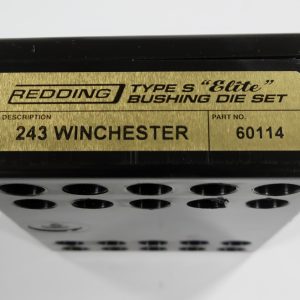 60114 Redding Type-S Elite Bushing Die Set 243 Winchester