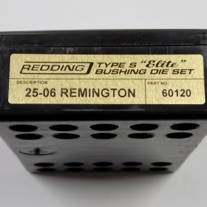 60120 Redding Type-S Elite Bushing Die Set 25-06 Remington