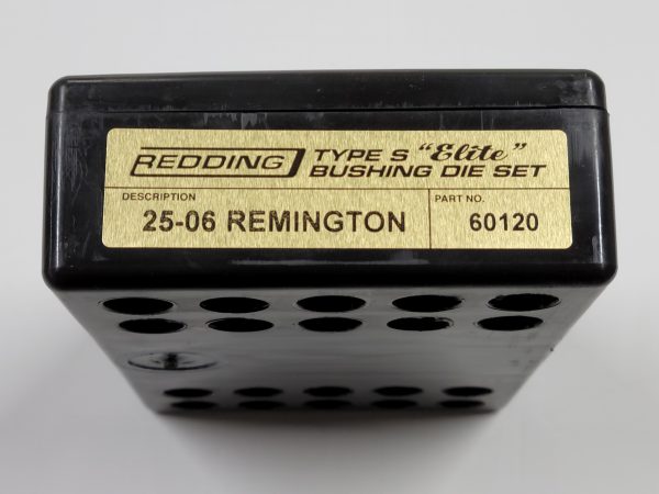 60120 Redding Type-S Elite Bushing Die Set 25-06 Remington