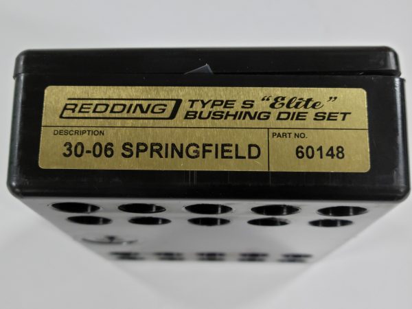 60148 Redding Type-S Elite Bushing Die Set 30-06 Springfield