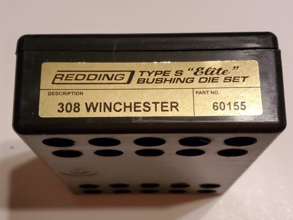 60155 Redding Type-S Elite Bushing Die Set 308 Winchester