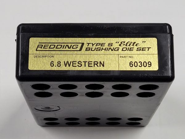 60309 Redding Type-S Elite Bushing Die Set 6.8 Western