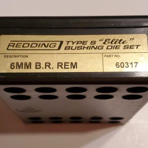60317 Redding Type-S Elite Bushing Die Set 6mm BR Remington
