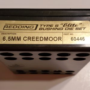 60446 Redding Type-S Elite Bushing Die Set 6.5 Creedmoor