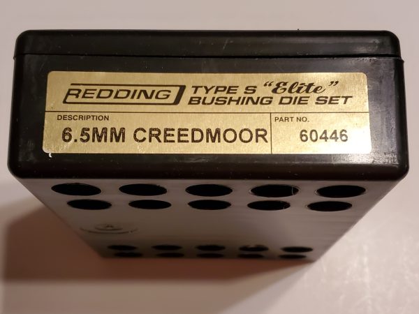 60446 Redding Type-S Elite Bushing Die Set 6.5 Creedmoor