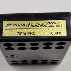 60936 Redding Type-S Elite Bushing Die Set 7mm PRC