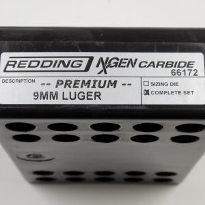 66172 Redding Premium NXGen Carbide 3-Die Set 9mm Luger
