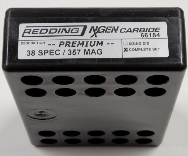 66184 Redding Premium NXGen Carbide 3-Die Set 38 Spl 357 Mag