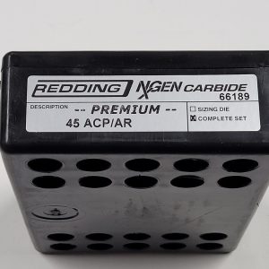 66189 Redding Premium Titanium Carbide 3-Die Set 45 ACP