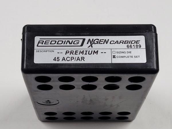 66189 Redding Premium Titanium Carbide 3-Die Set 45 ACP