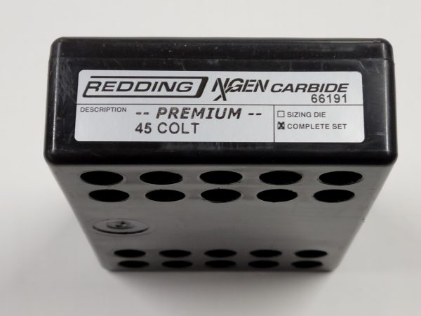 66191 Redding Premium NXGen Carbide 3-Die Set 45 Colt 454
