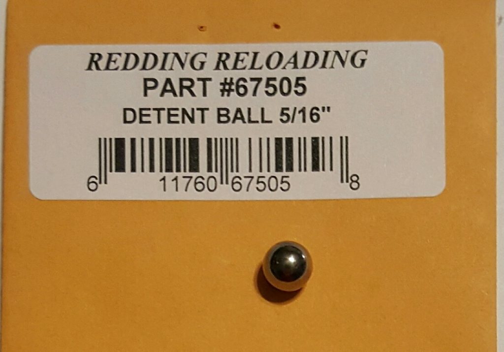 67505 Redding T7 Turret Detent Ball 5/16″ – Accurate Arms & Ammo, Inc.