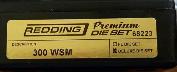 68223 Redding 3-Die PREMIUM Deluxe Die Set 300 WSM