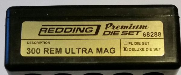 68288 Redding 3-Die PREMIUM Deluxe Die Set 300 RUM