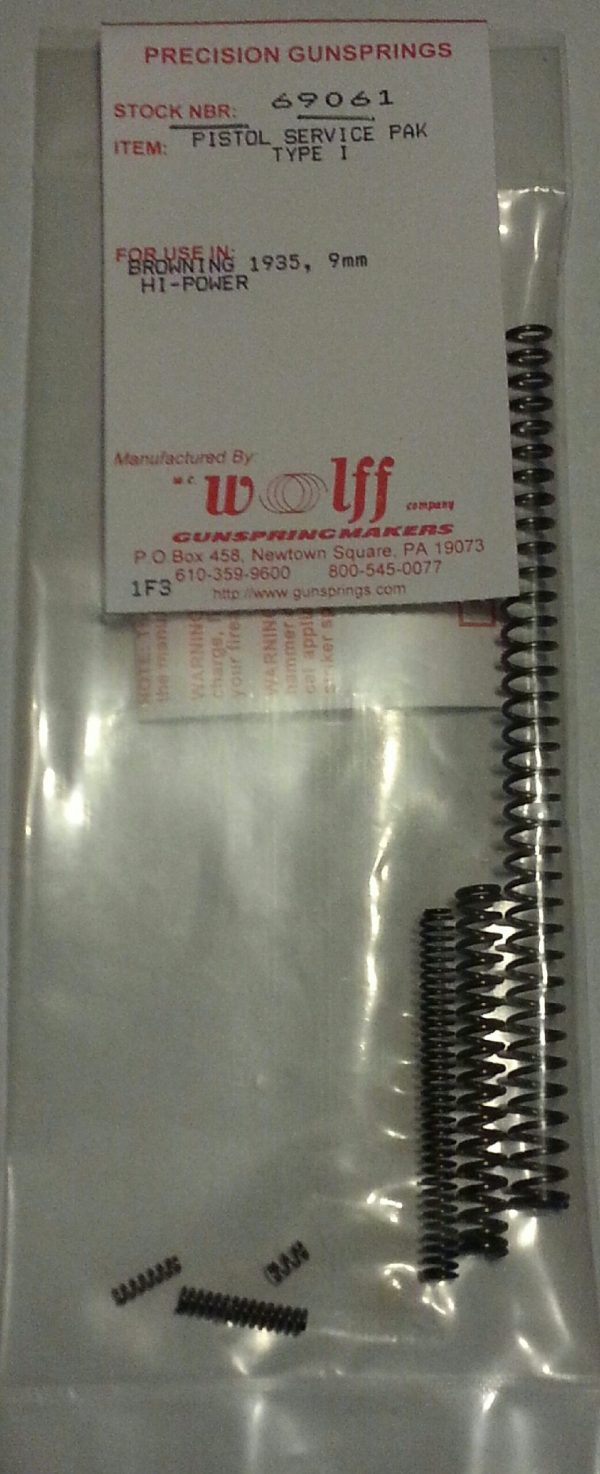 69062 Wolff Browning 1935 Hi Power 9mm SERVICE PAK TYPE 2