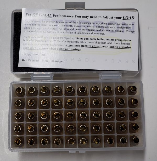 6MMXCSRP50 Peterson Cartridge 6 XC Small Rifle Primer Box of 50