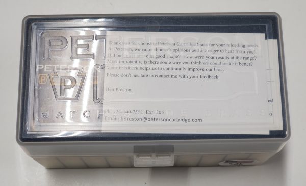 6MMXCSRP50 Peterson Cartridge 6 XC Small Rifle Primer Box of 50 - Image 2