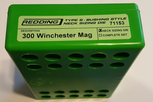 71153 Redding Type-S Neck Bushing Sizing Die 300 Winchester Magnum