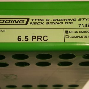 71487 Redding Type-S Neck Bushing Sizing Die 6.5 PRC