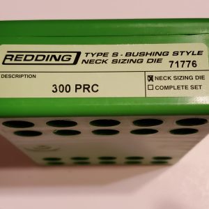 71776 Redding Type-S Neck Bushing Sizing Die 300 PRC