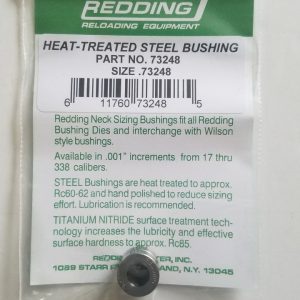 73248 Redding Heat Treated Steel .248 Neck Size Bushing