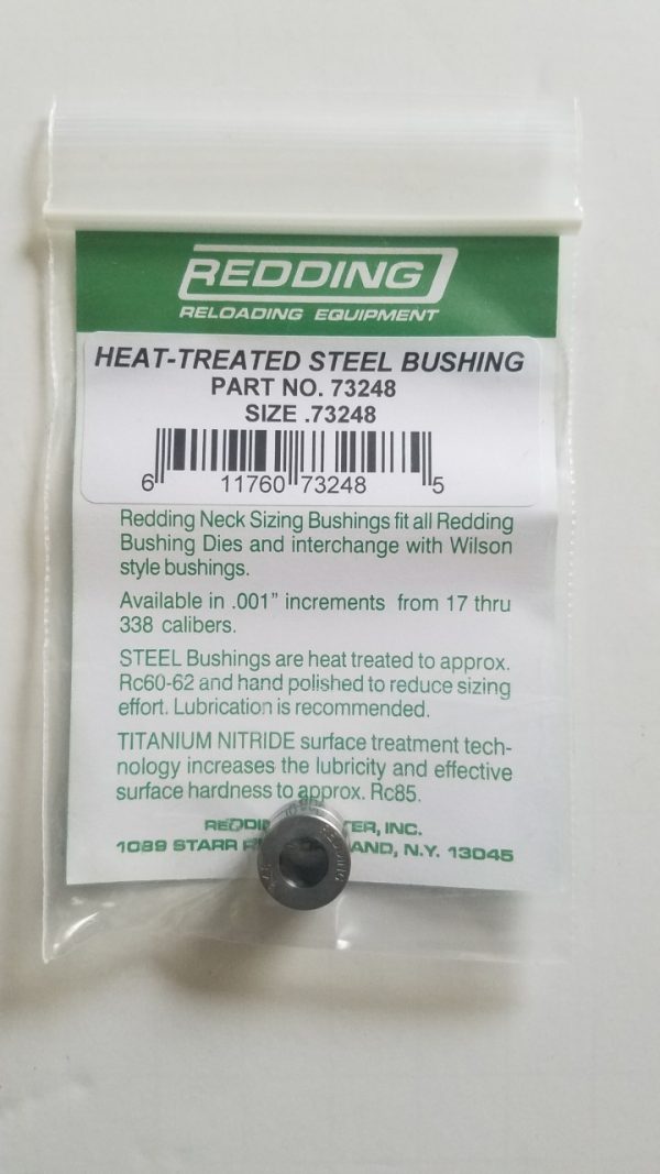73248 Redding Heat Treated Steel .248 Neck Size Bushing