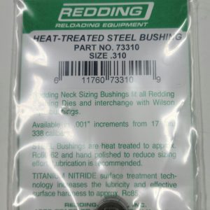 73310 Redding Heat Treated Steel .310 Neck Size Bushing