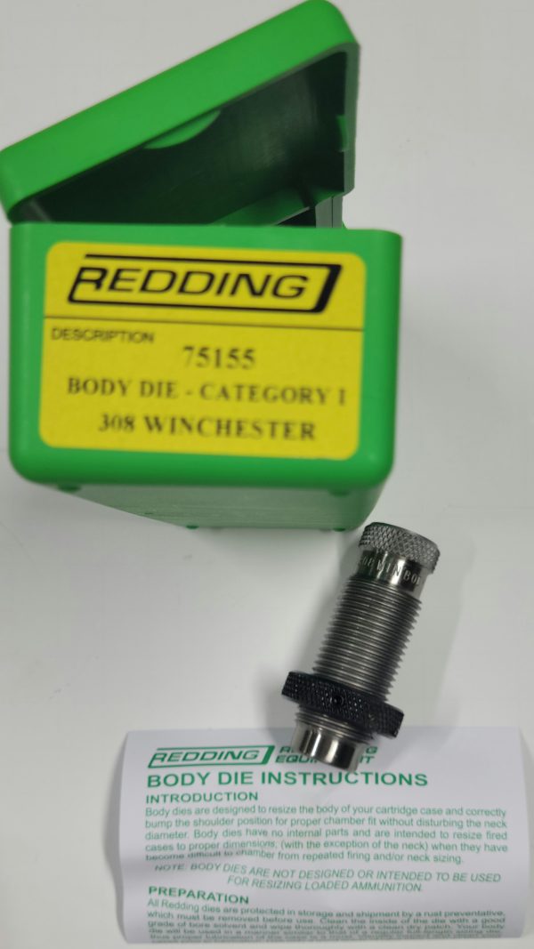 75155 Redding Body Sizing Die 308 Winchester 7.62x51