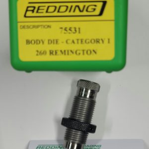 75531 Redding Body Sizing Die 260 Remington
