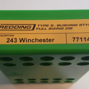77114 Redding Type-S Full Length Bushing Size Die 243 Winchester