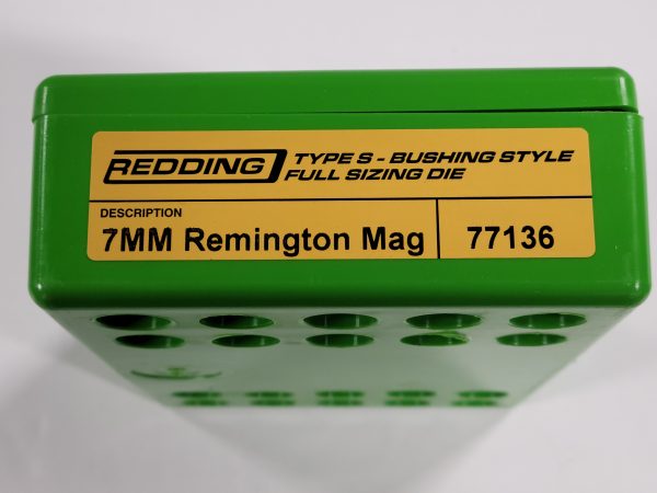 77136 Redding Type-S Full Length Bushing Size Die 7mm Remington Magnum
