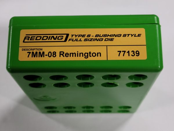 77139 Redding Type-S Full Length Bushing Die 7mm-08 Remington