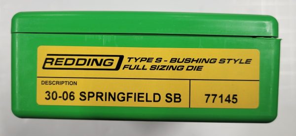 77145 Redding Type-S FL Bushing SMALL BASE Die 30-06 Springfield