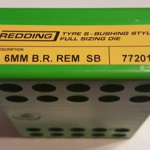 77201 Redding Type-S Full Length Bushing SMALL BASE Die 6 BR Remington