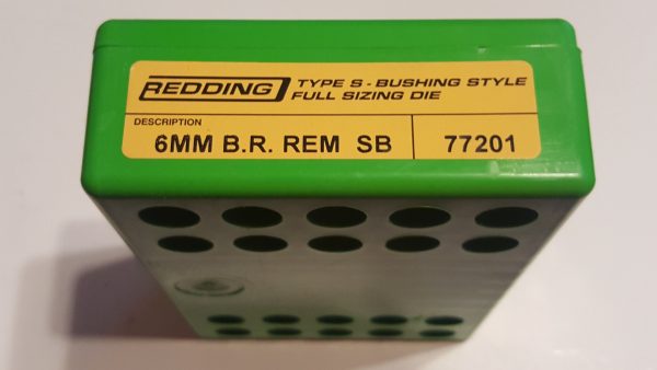 77201 Redding Type-S Full Length Bushing SMALL BASE Die 6 BR Remington