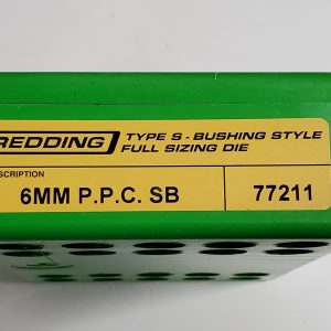 77211 Redding Type-S Full Length Bushing SMALL BASE Die 6 PPC