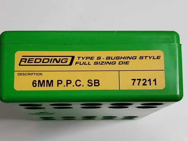 77211 Redding Type-S Full Length Bushing SMALL BASE Die 6 PPC