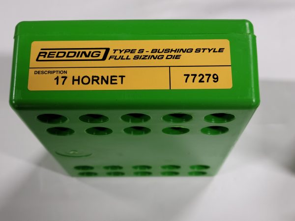77279 Redding Type-S Full Length Bushing Size Die 17 Hornet