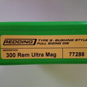 77288 Redding Type-S Full Length Bushing Size Die 300 RUM