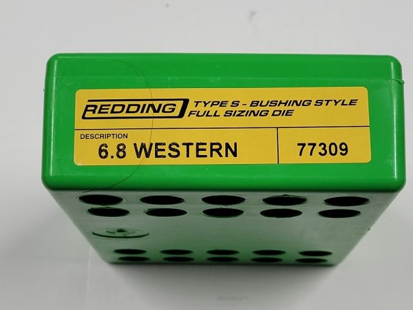77309 Redding Type-S Full Length Bushing Size Die 6.8 Western