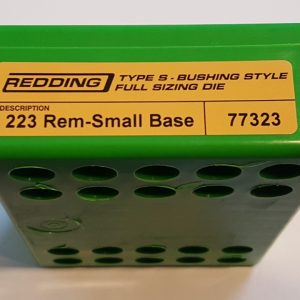77323 Redding Type-S Full Length Bushing SMALL BASE Die 223 Rem