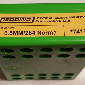 77415 Redding Type-S Full Length Bushing Size Die 6.5/284 Norma