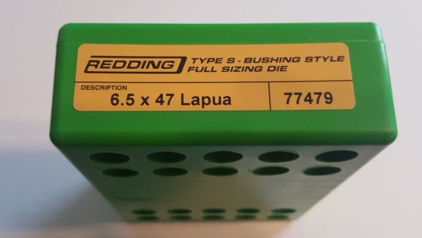 77479 Redding Type-S Full Length Bushing Size Die 6.5 x 47 Lapua