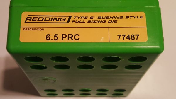 77487 Redding Type-S Full Length Bushing Size Die 6.5 PRC